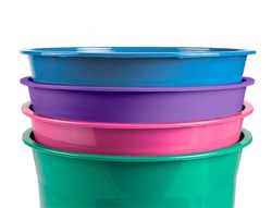 Papelera plastico liderpapel menta opaco 13 litros 275x285 mm