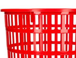 Papelera plastico q-connect 15 litros color rojo 285x290 mm