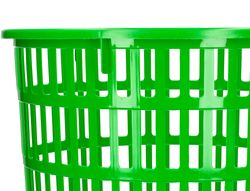 Papelera plastico q-connect 15 litros color verde 285x290 mm
