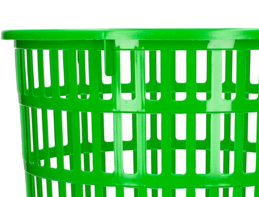 Papelera plastico q-connect 15 litros color verde 285x290 mm