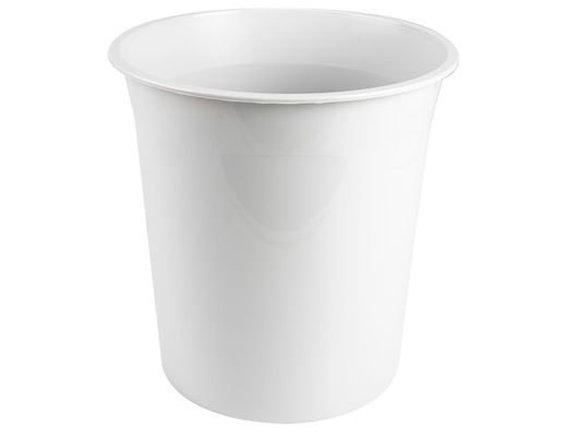 Papelera plastico q-connect gris opaco 13 litros