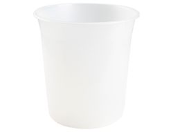Papelera plastico q-connect transparente 13 litros