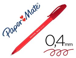 PAPER MATE Boligrafo Inkjoy 100 Rojo Trazo 0.4 mm Diámetro de bola: 1 mm S0957140