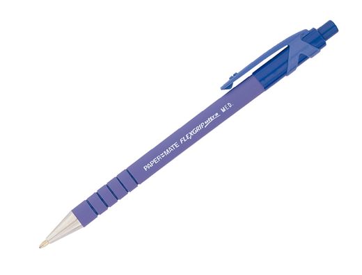 PAPER MATE Boligrafo retractil Flexgrip Retráctil azul trazo 0,4 mm