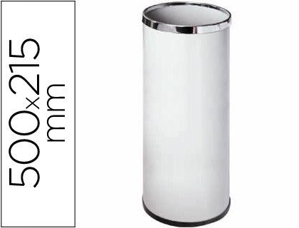 Paraguero Metalico 301 Blanco Medida 50X21.5 -Aros Cromo