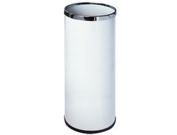 Paraguero Metalico 301 Blanco Medida 50X21.5 -Aros Cromo