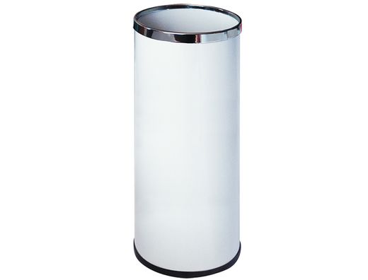 Paraguero Metalico 301 Blanco Medida 50X21.5 -Aros Cromo