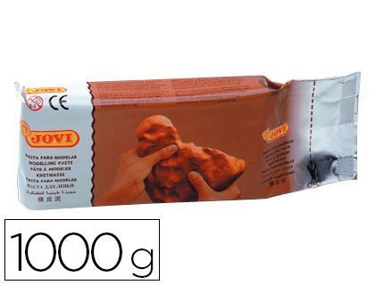 Pasta Jovi para Modelar 1000 Gr Terracota