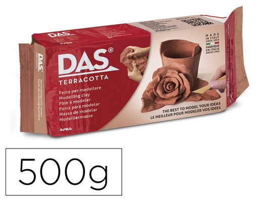 Pasta para modelar Fila Das terracota 500g