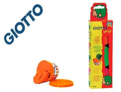 Pasta para Modelar Giotto Bebe Pack 3 Colores Surtidos Dermatologicamente Testada