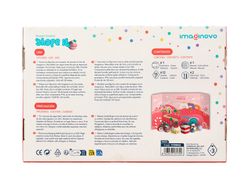 Pasta para modelar imaginovo de secado al aire set de 12 colores shape it dessert dream herramientas e instrucciones