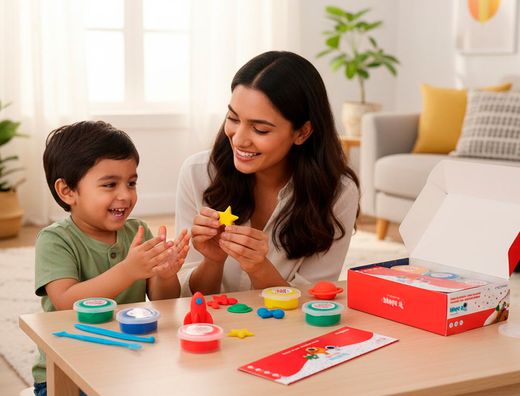 Pasta para modelar imaginovo de secado al aire set de 12 colores shape it space trip herramientas e instrucciones