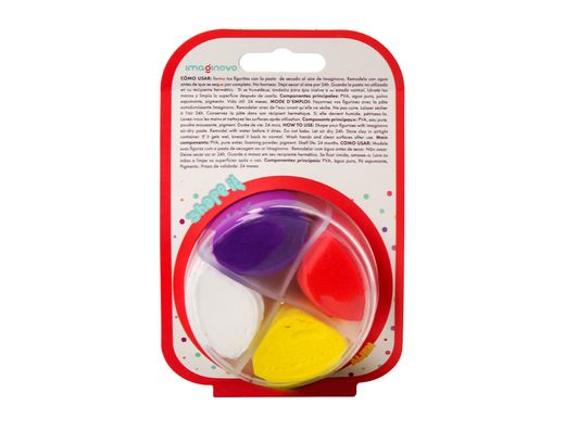 Pasta para modelar imaginovo de secado al aire set de colores surtidos con instrucciones alien