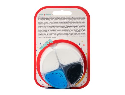 Pasta para modelar imaginovo de secado al aire set de colores surtidos con instrucciones astronauta