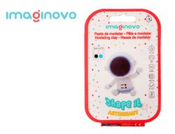 Pasta para modelar imaginovo de secado al aire set de colores surtidos con instrucciones astronauta
