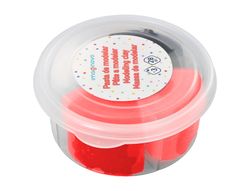 Pasta para modelar imaginovo de secado al aire set de colores surtidos con instrucciones cerdito