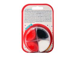 Pasta para modelar imaginovo de secado al aire set de colores surtidos con instrucciones dinosaurio rojo
