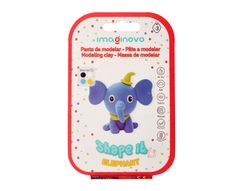Pasta para modelar imaginovo de secado al aire set de colores surtidos con instrucciones elefante