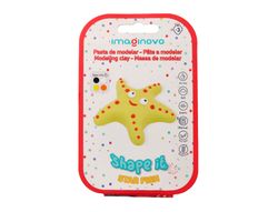 Pasta para modelar imaginovo de secado al aire set de colores surtidos con instrucciones estrella de mar
