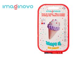Pasta para modelar imaginovo de secado al aire set de colores surtidos con instrucciones helado