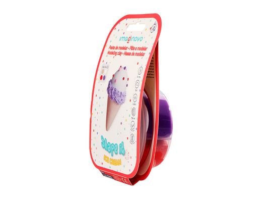 Pasta para modelar imaginovo de secado al aire set de colores surtidos con instrucciones helado