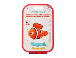 Pasta para modelar imaginovo de secado al aire set de colores surtidos con instrucciones pez payaso