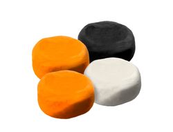 Pasta para modelar imaginovo de secado al aire set de colores surtidos con instrucciones pez payaso