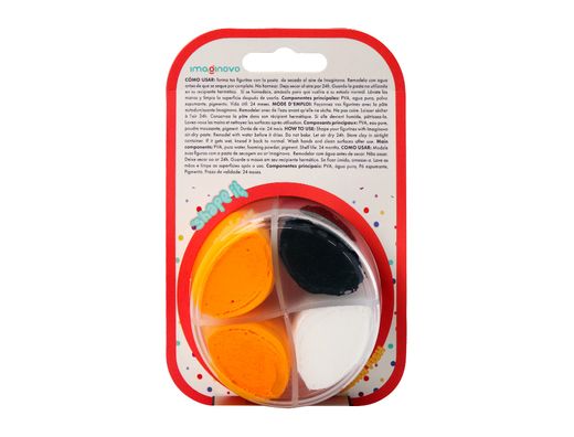 Pasta para modelar imaginovo de secado al aire set de colores surtidos con instrucciones pez payaso