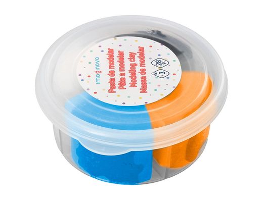 Pasta para modelar imaginovo de secado al aire set de colores surtidos con instrucciones pinguino