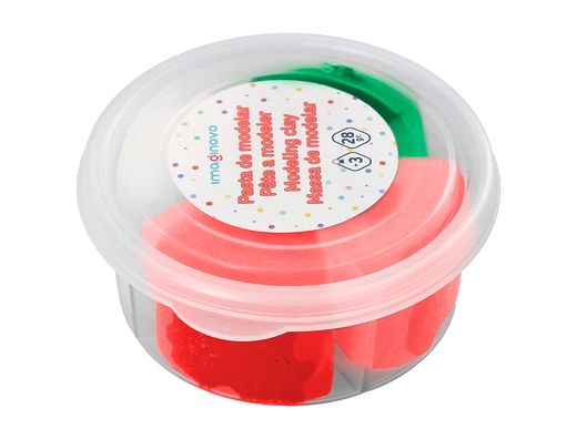 Pasta para modelar imaginovo de secado al aire set de colores surtidos con instrucciones tarta de fresa