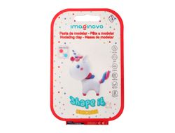Pasta para modelar imaginovo de secado al aire set de colores surtidos con instrucciones unicornio