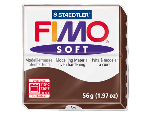 Pasta Staedtler Fimo Soft 56 Gr Color Chocolate