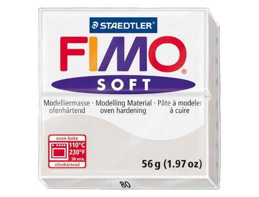 Pasta Staedtler Fimo Soft 56 Gr Color Gris