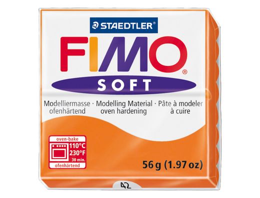 Pasta Staedtler Fimo Soft 56 Gr Color Naranja