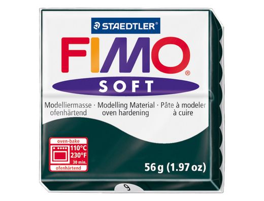 Pasta Staedtler Fimo Soft 56 Gr Color Negro