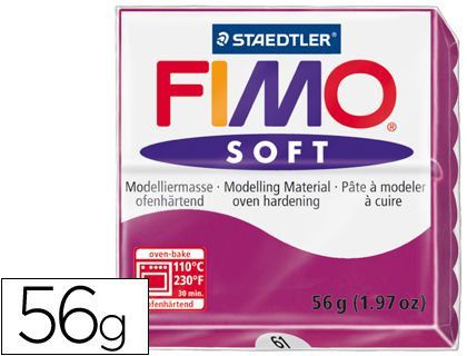 Pasta Staedtler Fimo Soft 56 Gr Color Purpura