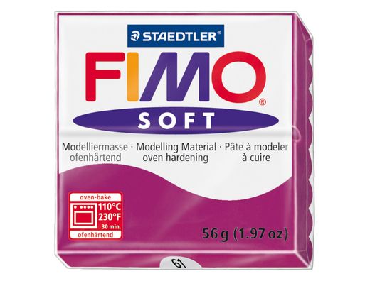 Pasta Staedtler Fimo Soft 56 Gr Color Purpura