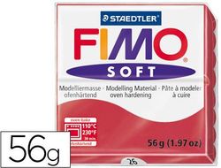 Pasta Staedtler Fimo Soft 56 Gr Color Rojo Cereza