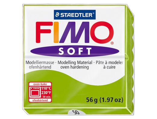 Pasta Staedtler Fimo Soft 56 Gr Color Verde Manzana