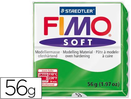 Pasta Staedtler Fimo Soft 56 Gr Color Verde Tropical