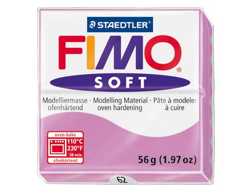 Pasta Staedtler Fimo Soft 56 Gr Color Violeta Claro