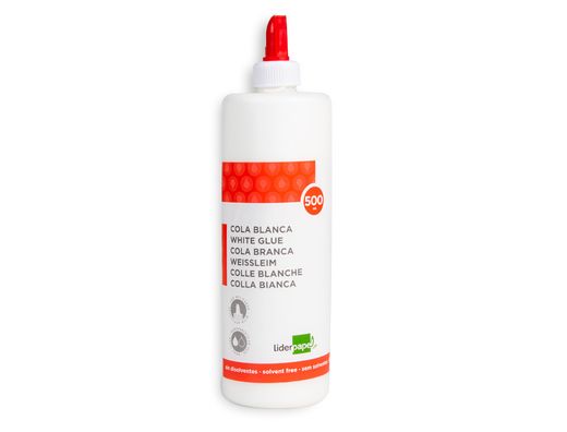 Pegamento cola blanca lavable liderpapel 500 ml