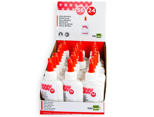 Pegamento Cola Blanca Lavable Liderpapel 56 Ml