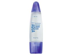 Pegamento Cola Liquida Tombow Transparente Aqua Permanente con 2 Puntas 50 Ml