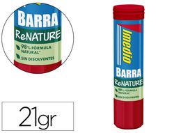 Pegamento imedio en barra renature sin disolventes 21 gr