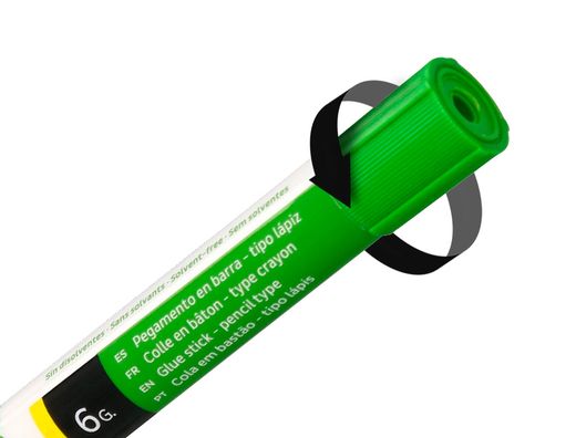 Pegamento liderpapel en barra 6 gr boligrafo con clip