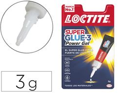 Pegamento loctite power gel 3gr adhesivo instantaneo unidad