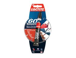 Pegamento loctite universal glue extra fuerte 60 segundos 20 gr