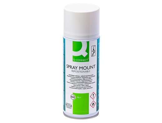 Pegamento Q-Connect Spray Quick Mount Adhesivo Reposicionable 400 Ml