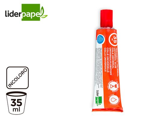 Pegamento universal liderpapel transparente 35 ml